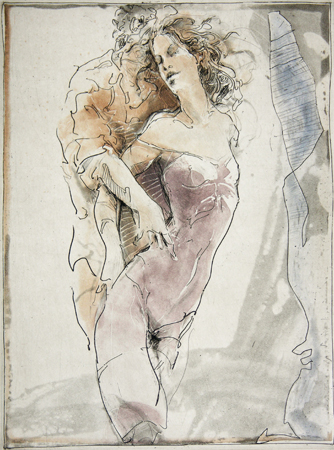 Paar - Etching exploring relationships and intimacy